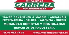 MUDANZAS CARRERA, MUDANZAS / GUARDAMUEBLES en SANT BOI DE LLOBREGAT - BARCELONA